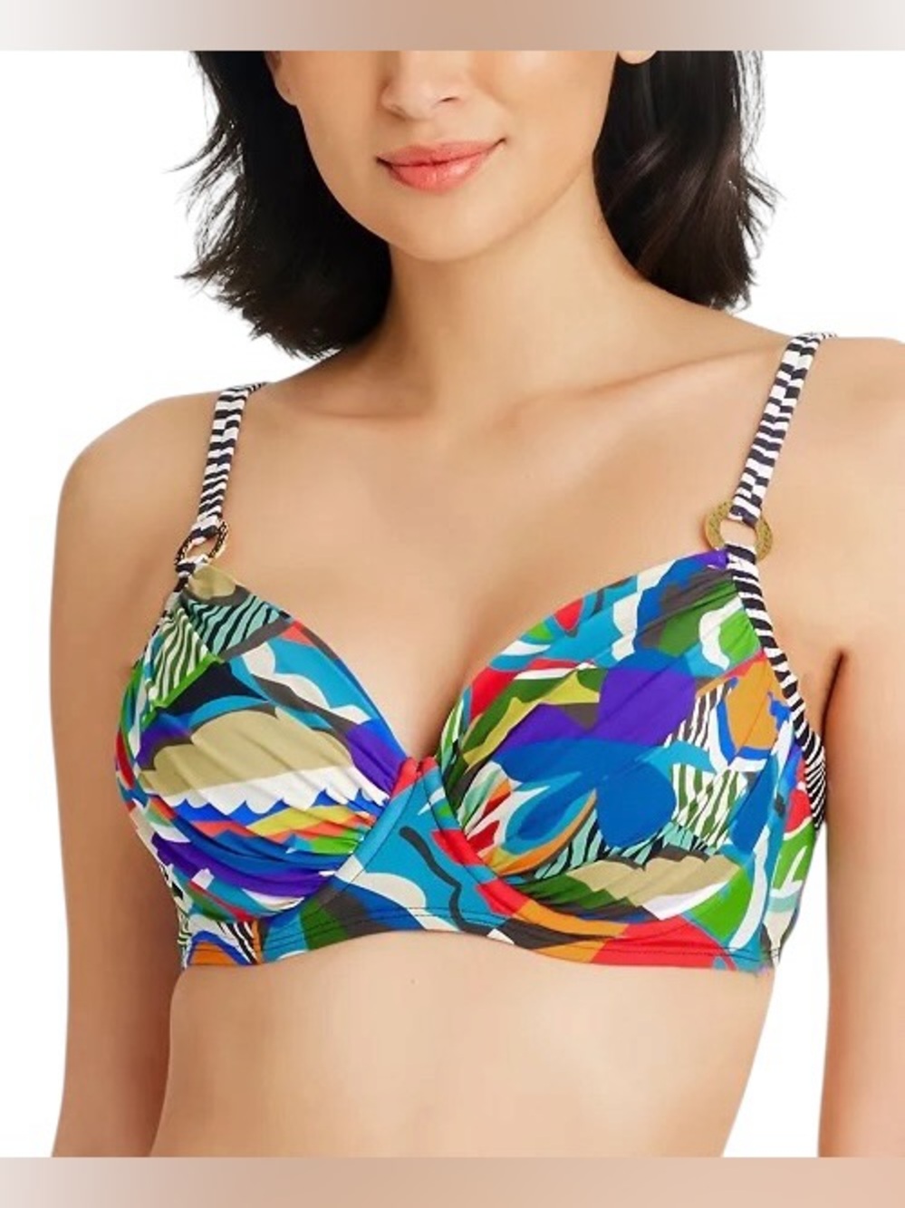 Bleu Rod Beattie The Mix Molded Cup Bikini Top 36D New NWT - Picture 2 of 8